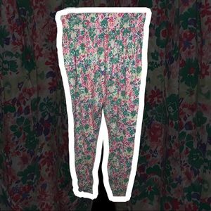Floral Harem Pants